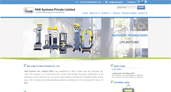 Desktop Screenshot of pamsystems.in